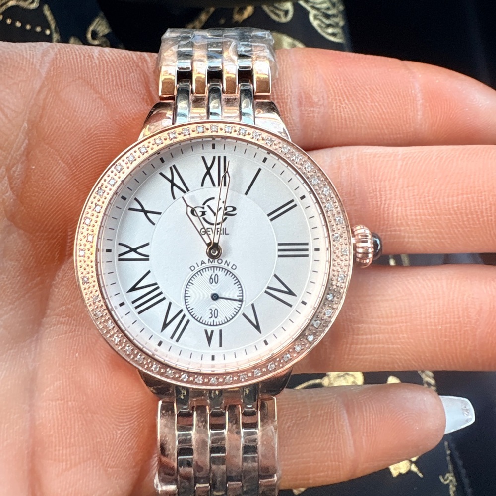 Gevril Astor Women's Silver Watch
